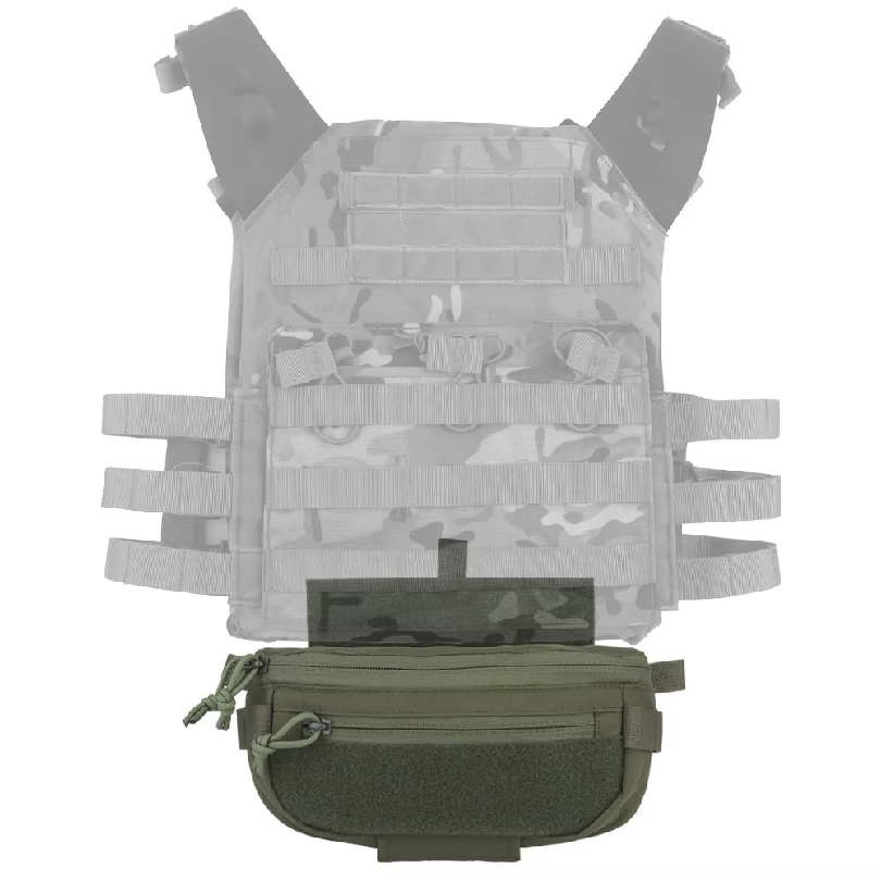Tactical Plate Carrier Vest Quick Release - Pochette tactique suspendue compacte, sacoche abdominale
