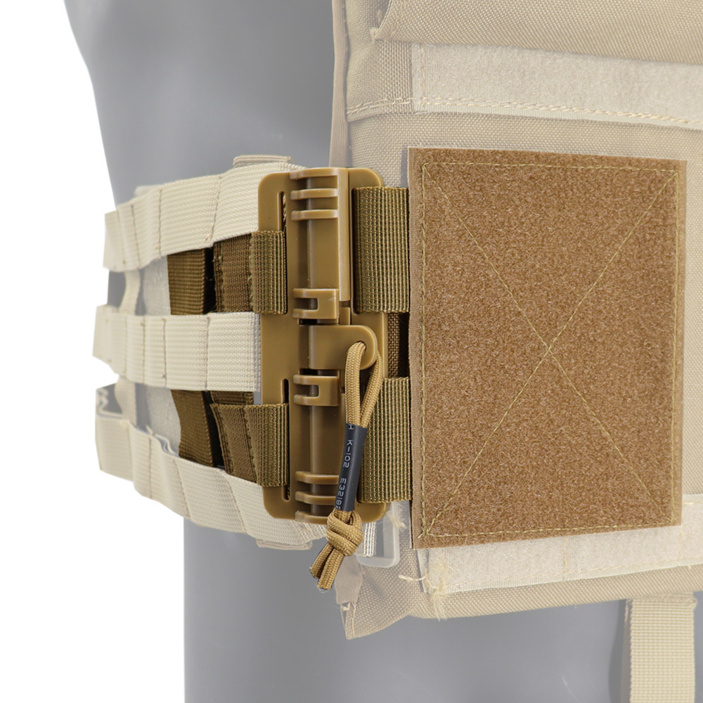 Tactical Plate Carrier Vest Quick Release - Kit de boucles à dégagement rapide