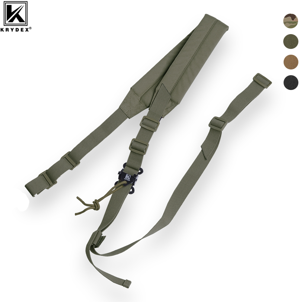 Tactical Sling 2 Point Quick Adjust Rifle - KRYDEX 500D MK2 Sniper Sling tactique
