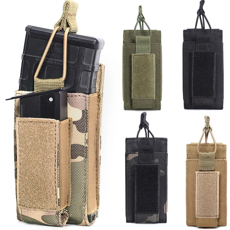 Molle Mag Pouch Double Magazine 5.56 9Mm - Pochette tactique pour magazines 5.56, Double