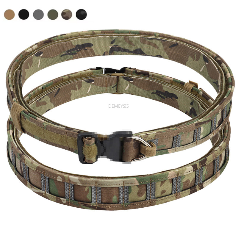 Tactical Combat Belt Quick Release Buckle - Ceintures de taille tactiques 3 en