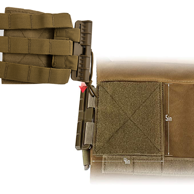 Tactical Plate Carrier Vest Quick Release - Kit de boucles de dégagement rapide