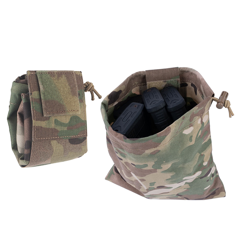 Tactical Dump Pouch Foldable Drop Bag - Pochette tactique pliable pour magazines, pochette