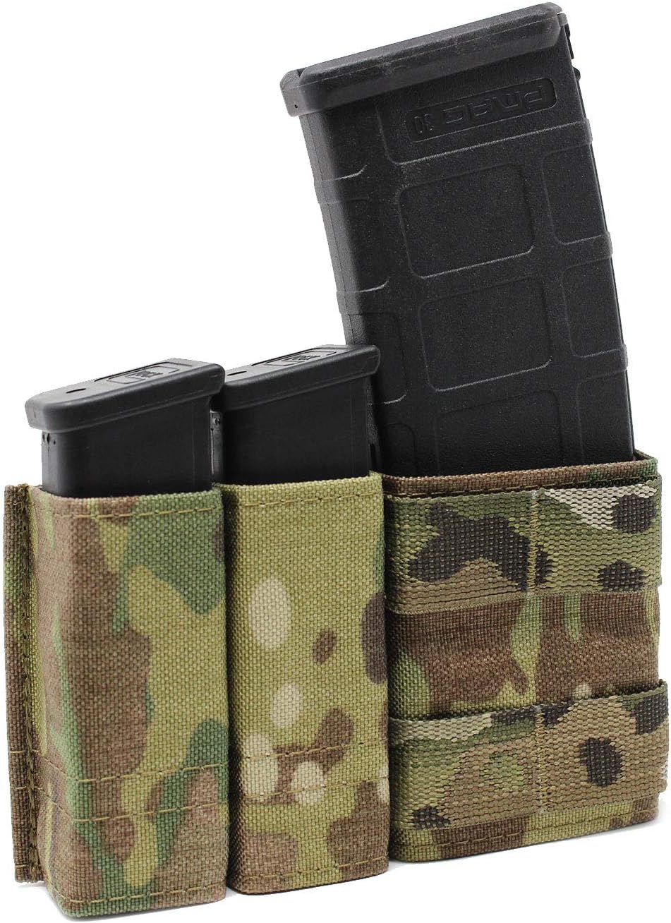 Molle Mag Pouch Double Magazine 5.56 9Mm - Pochette pour magazines 5.56, Double pochette