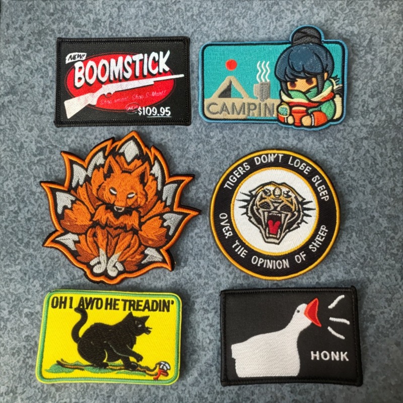 Patch Morale Tactical Military Hook Loop - Patch tactique d'animal de dessin animé,