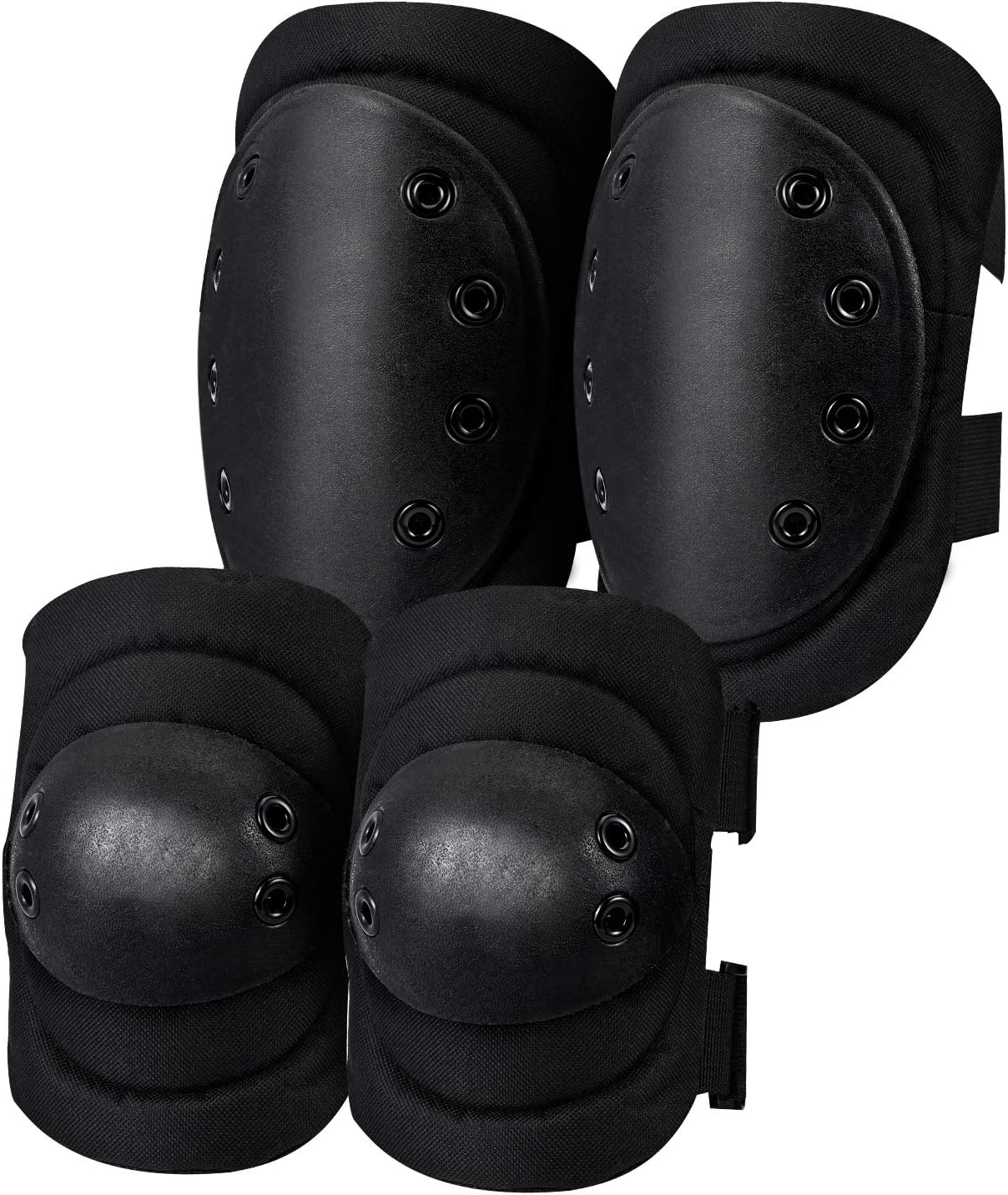 Combat Knee Pads Elbow Pads Set Military - Genouillère tactique militaire, ensemble de coudières,