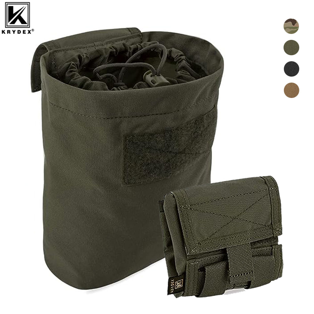 Tactical Dump Pouch Foldable Drop Bag - KRYDEX tactique MOLLE pliable pochette de