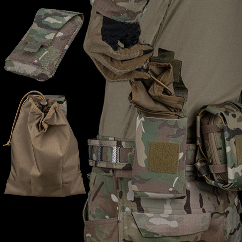 Tactical Dump Pouch Foldable Drop Bag - Sacs de taille de chasse en