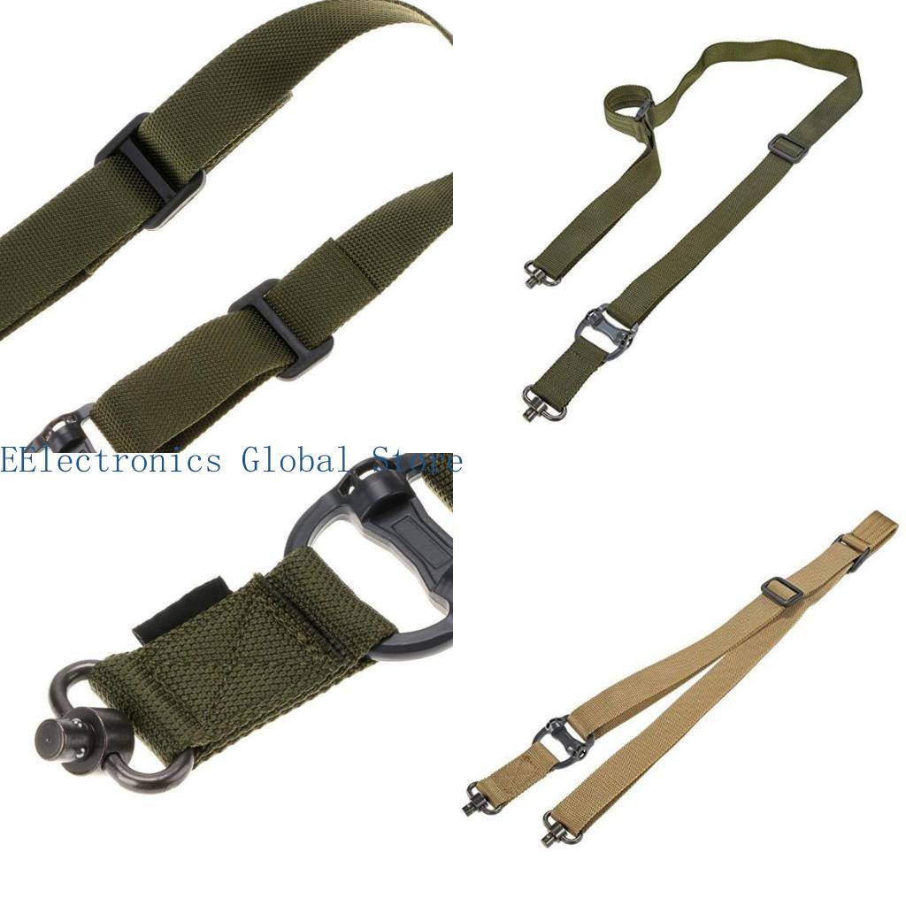 Tactical Sling 2 Point Quick Adjust Rifle - 462b Black Nylon à épaule Remplacement