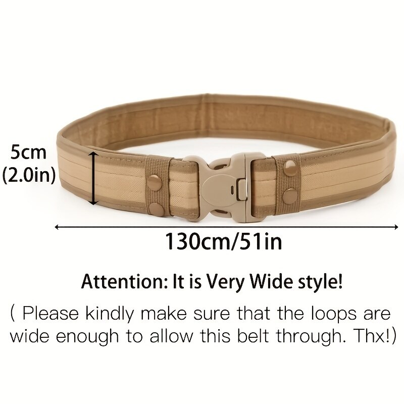 Ceinture tactique de camouflag - Tactical Combat Belt Quick Release Buckle avis et prix
