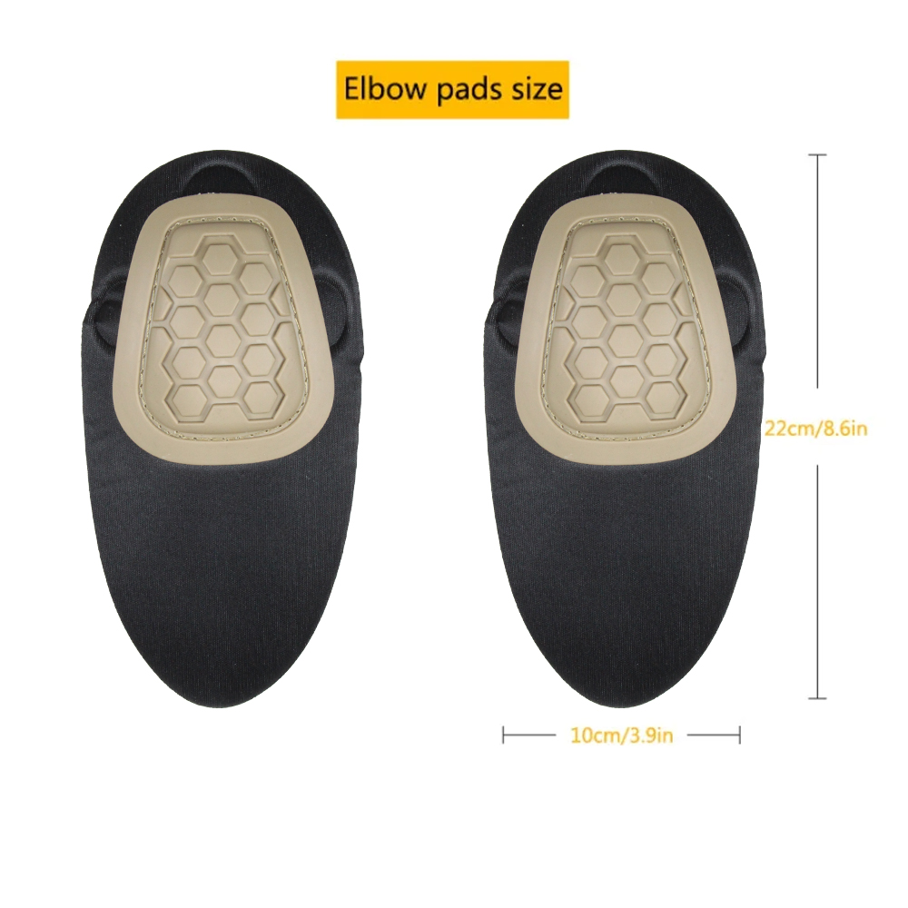 Genouillères et coudières mili - Combat Knee Pads Elbow Pads Set Military avis et prix