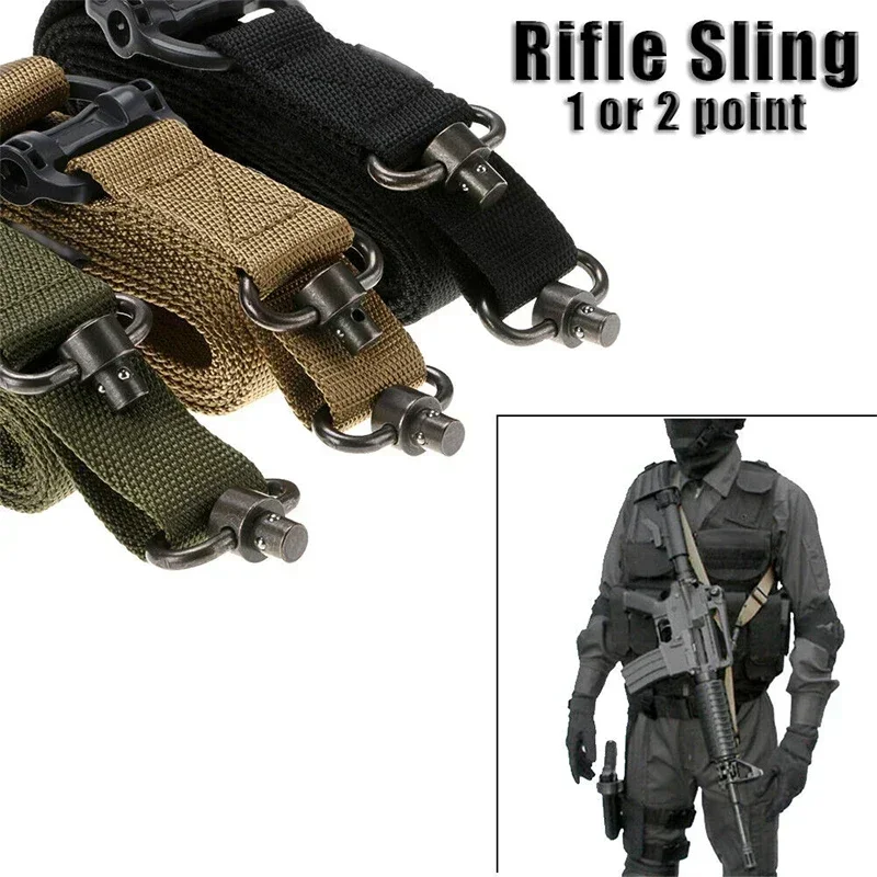 1 pièce, sangle de fusil tacti - Tactical Sling 2 Point Quick Adjust Rifle avis et prix