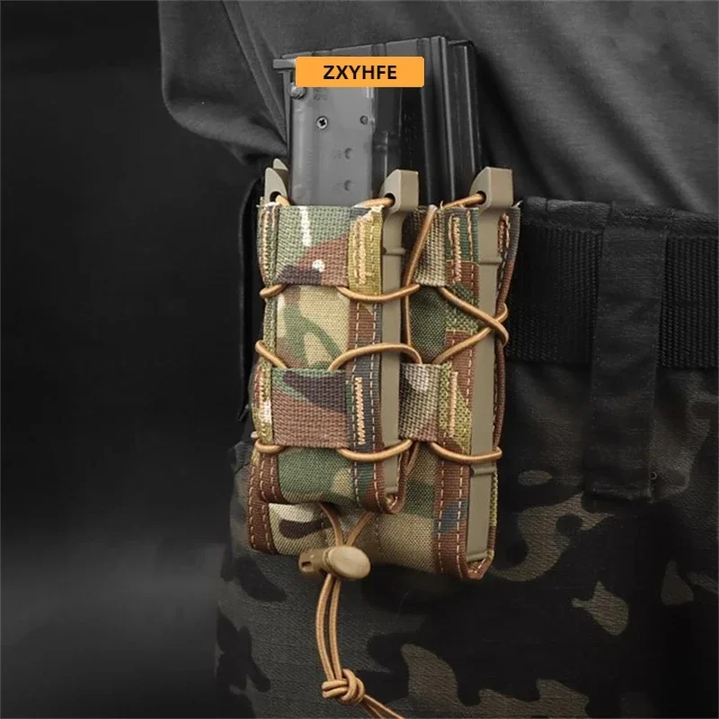 Pochette tactique pour chargeu - Molle Mag Pouch Double Magazine 5.56 9Mm avis et prix