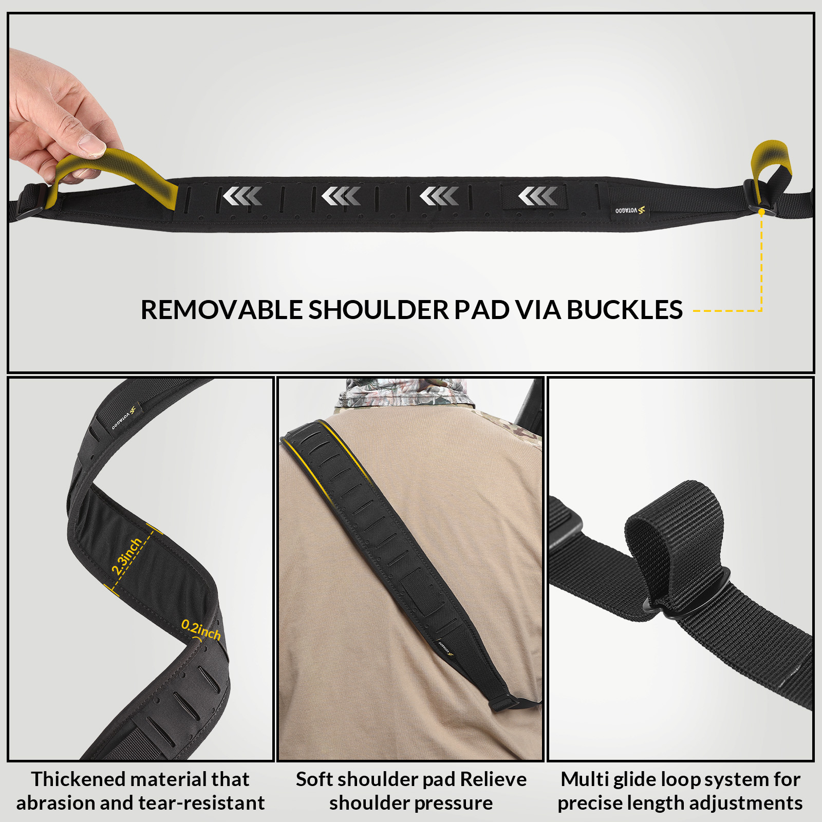 Sangle tactique VOTAGOO à 2 po - Tactical Sling 2 Point Quick Adjust Rifle avis et prix