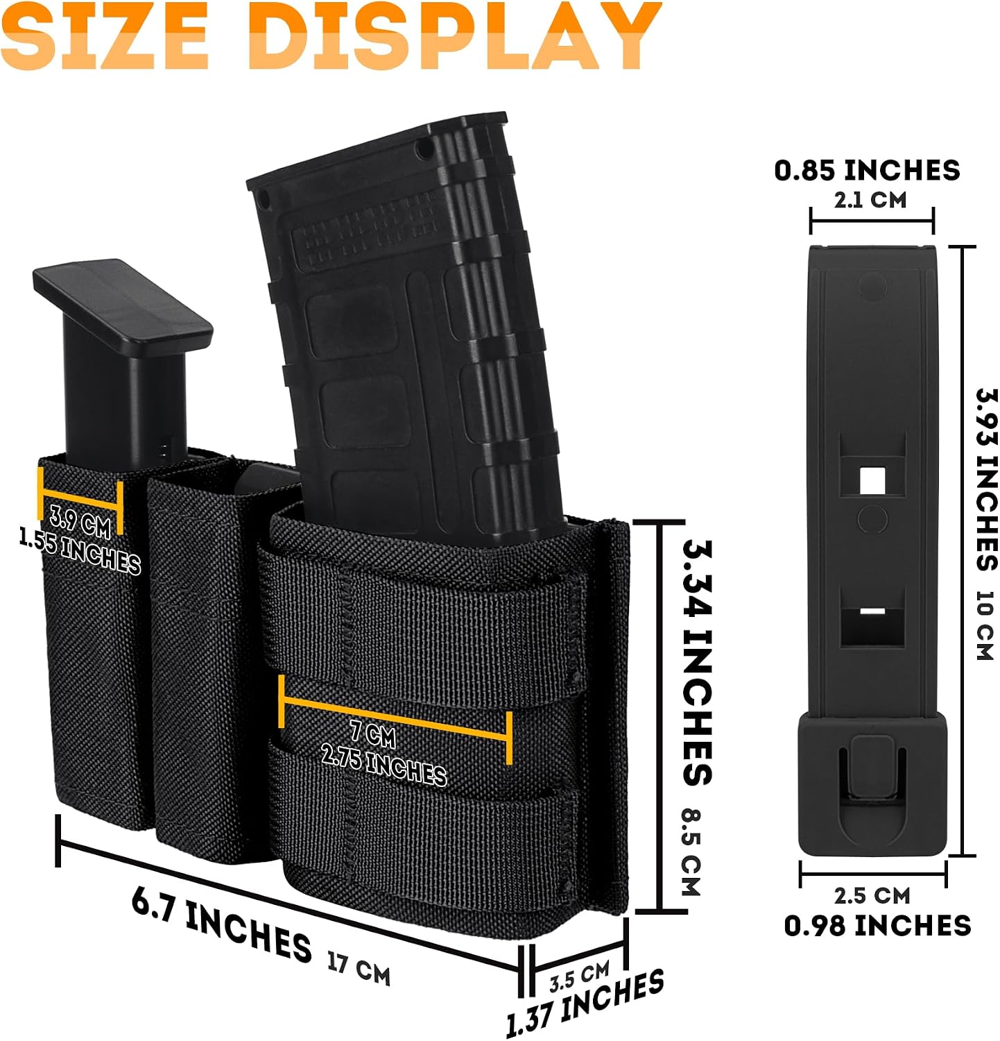 Pochette pour magazines 5.56,  - Molle Mag Pouch Double Magazine 5.56 9Mm avis et prix
