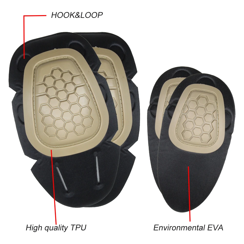 Ensemble de coudières et genou - Combat Knee Pads Elbow Pads Set Military avis et prix