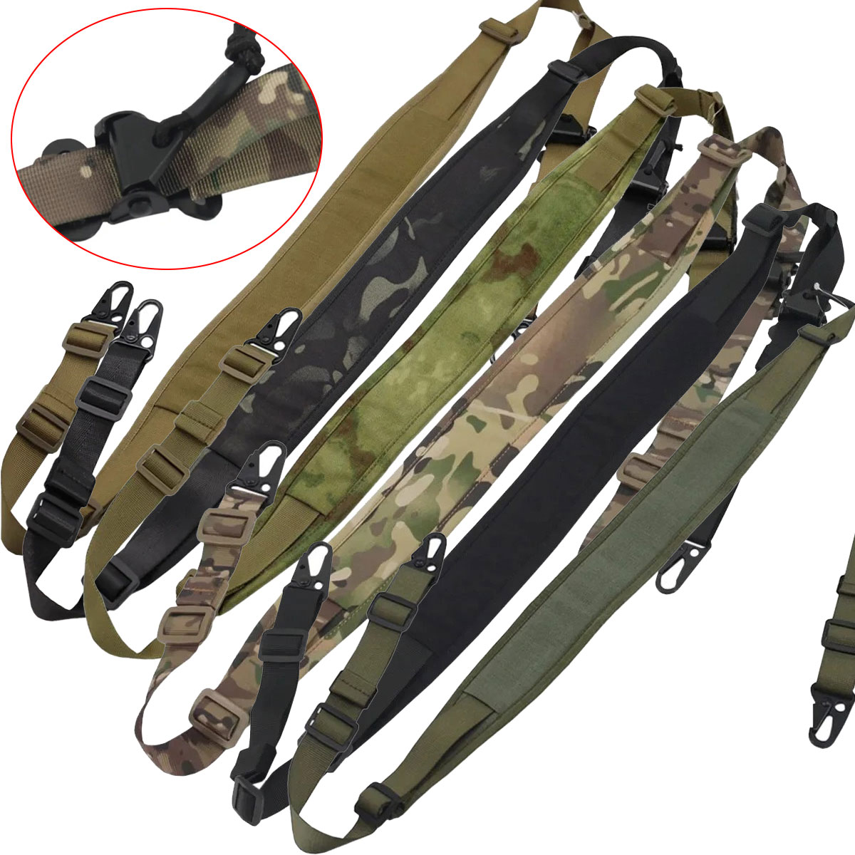 Sangle tactique rembourrée pou - Tactical Sling 2 Point Quick Adjust Rifle avis et prix