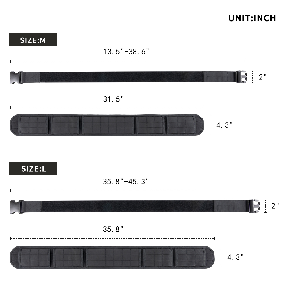 Ceinture de Combat tactique à  - Tactical Combat Belt Quick Release Buckle avis et prix