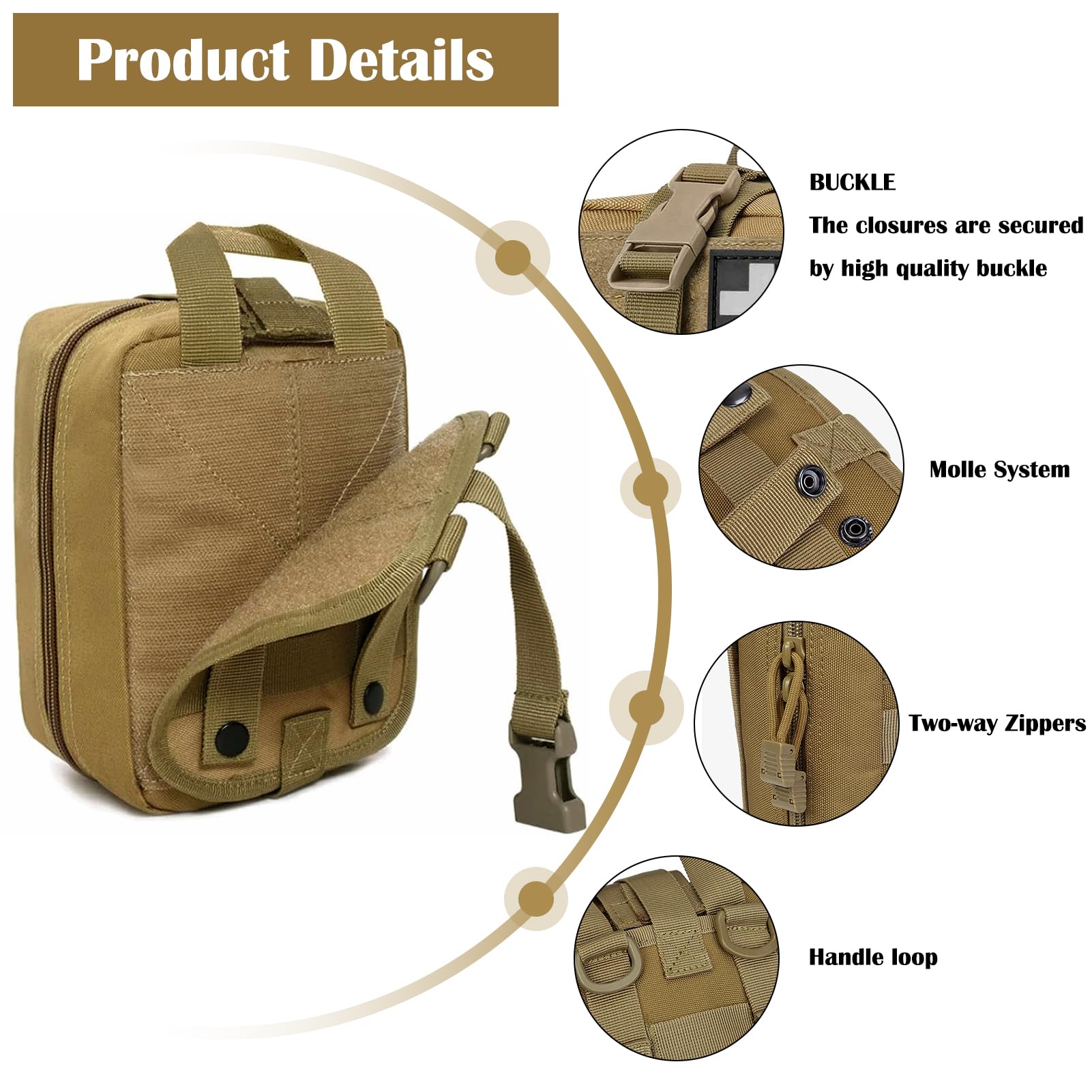 Trousse de premiers secours vi - Tactical Med Kit Pouch Ifak Rip Away avis et prix