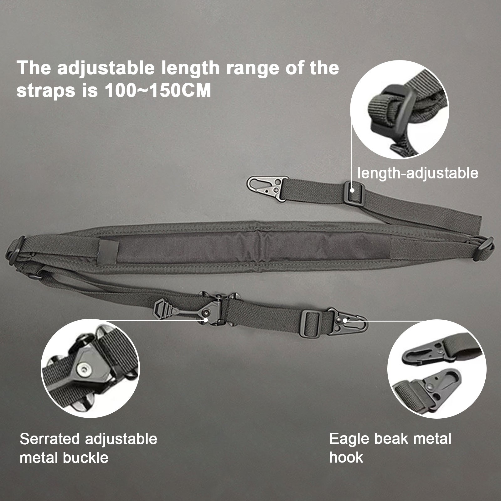 Sangle tactique à 2 points pou - Tactical Sling 2 Point Quick Adjust Rifle avis et prix