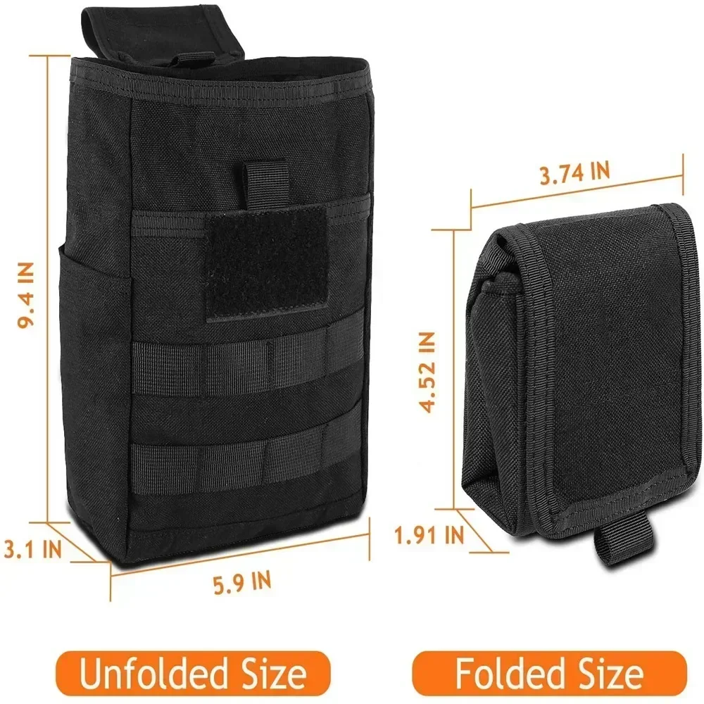 Sac tactique pliable Molle pou - Tactical Dump Pouch Foldable Drop Bag avis et prix