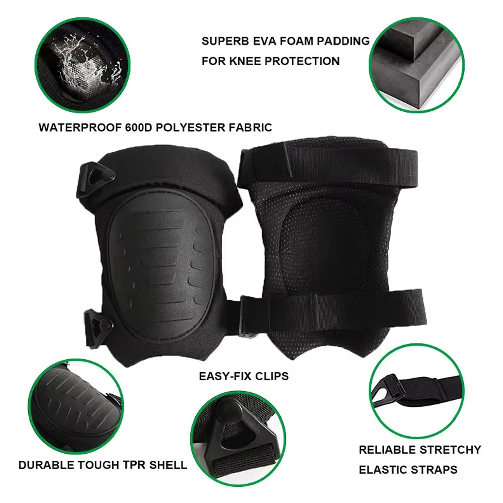 Genouillère et coudière réglab - Combat Knee Pads Elbow Pads Set Military avis et prix