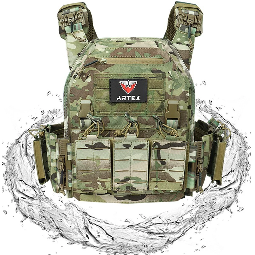 Gilet tactique porte-plaque ve - Tactical Plate Carrier Vest Quick Release avis et prix