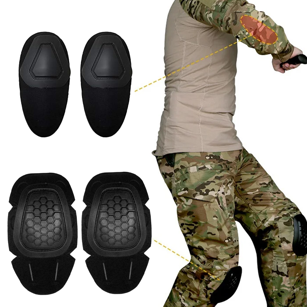 Ensemble de 4 pièces : genouil - Combat Knee Pads Elbow Pads Set Military avis et prix