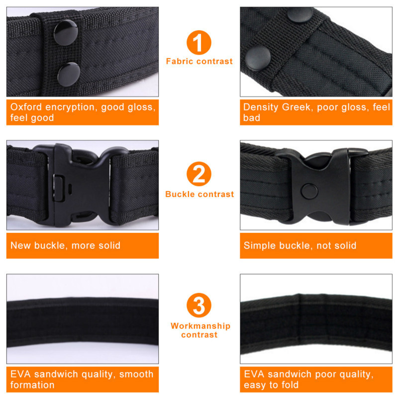 Ceintures de Combat de Style m - Tactical Combat Belt Quick Release Buckle avis et prix