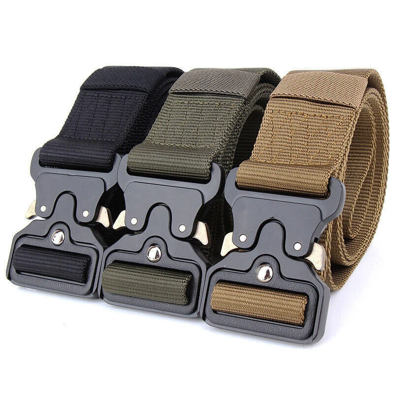 Ceinture de chasse en plein ai - Tactical Combat Belt Quick Release Buckle avis et prix