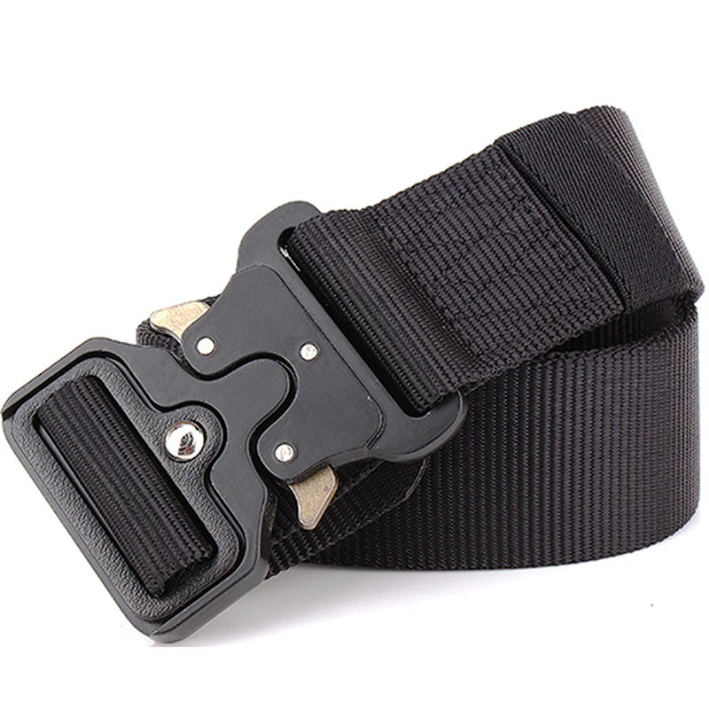Ceinture de chasse en plein ai - Tactical Combat Belt Quick Release Buckle avis et prix