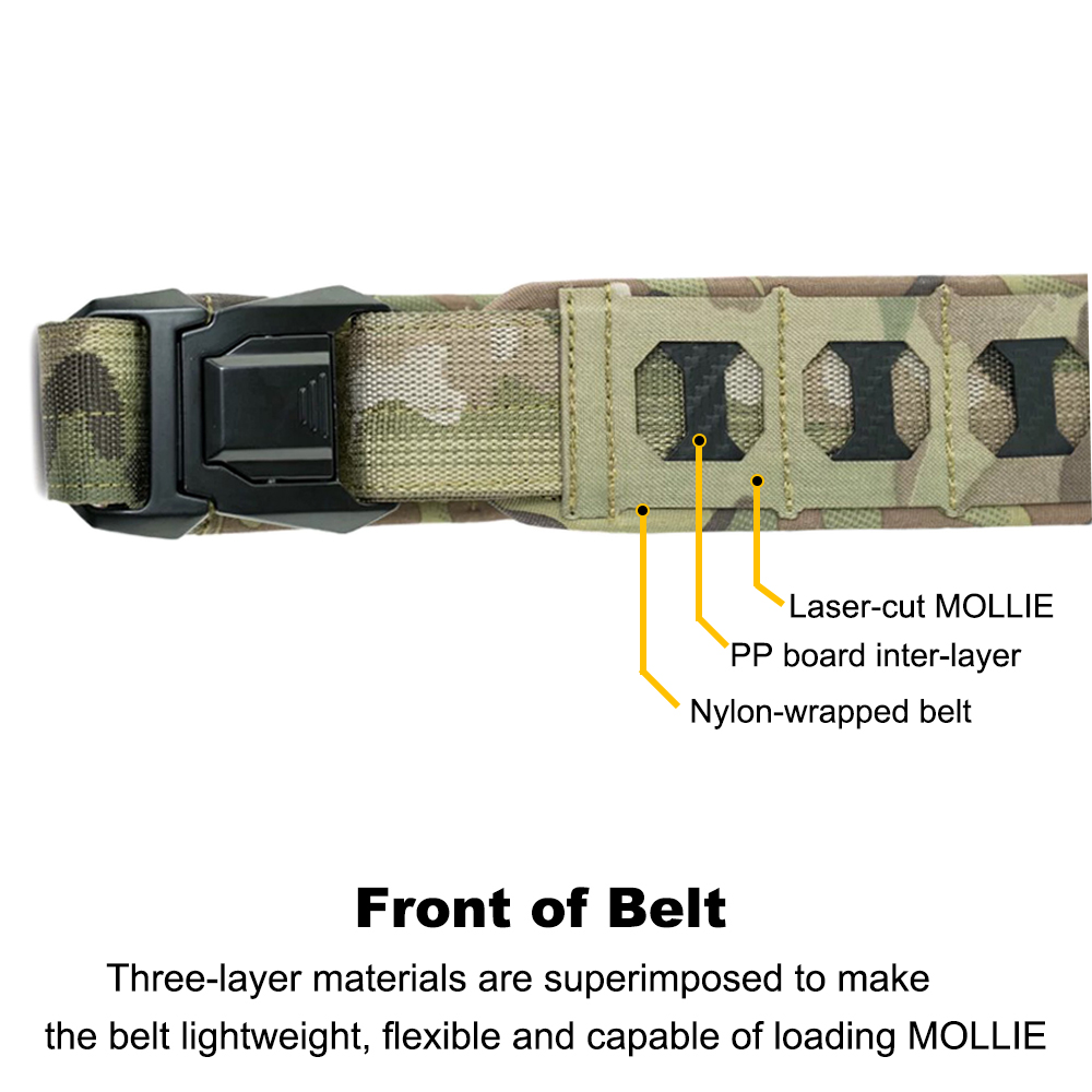 Ceinture tactique de 2 pouces, - Tactical Combat Belt Quick Release Buckle avis et prix